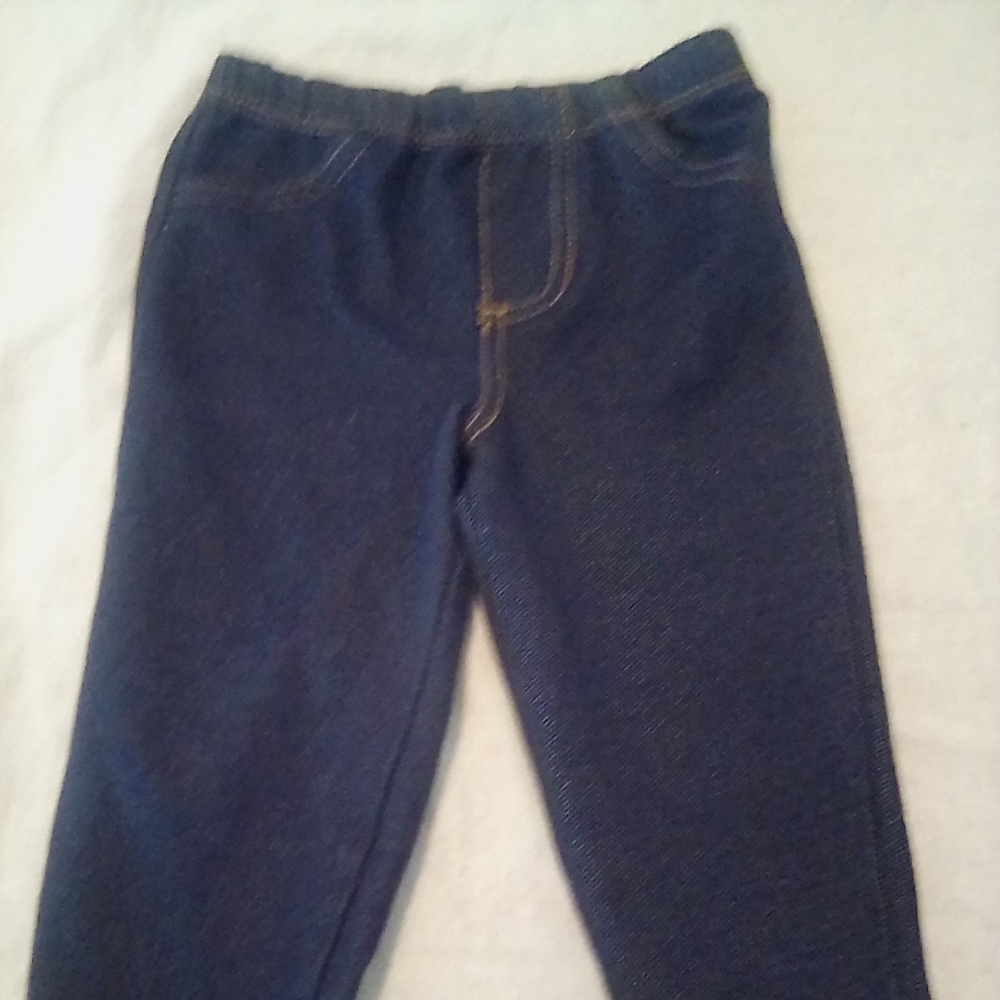 Carter's Baby Girl Denim Jeggings 12m.